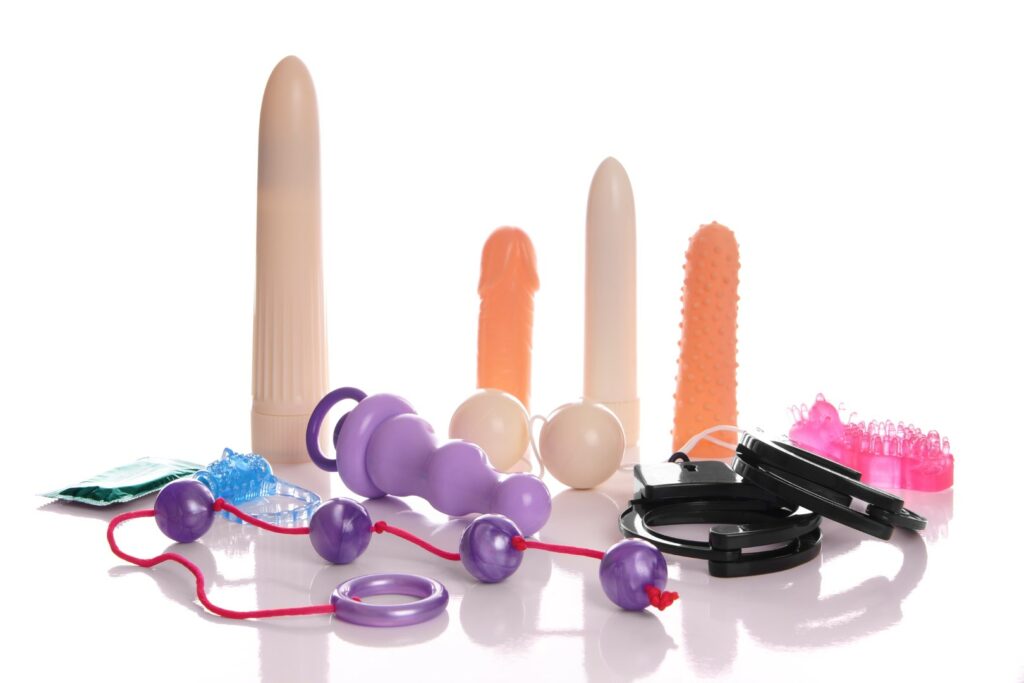 collection de jouets sexuels